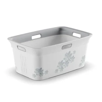 KIS korpa za veš Chic Flower Gray 45l KBF45 KIS korpa za veš Chic Flower Gray 45l KBF45